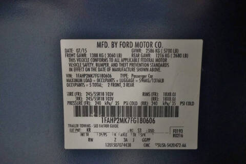 2015 Ford Taurus Police Interceptor