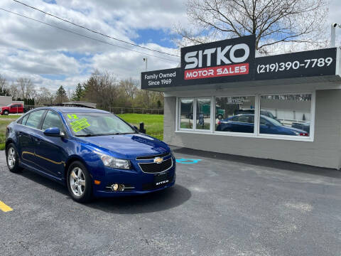 2012 Chevrolet Cruze for sale at SITKO MOTOR SALES INC in Cedar Lake IN