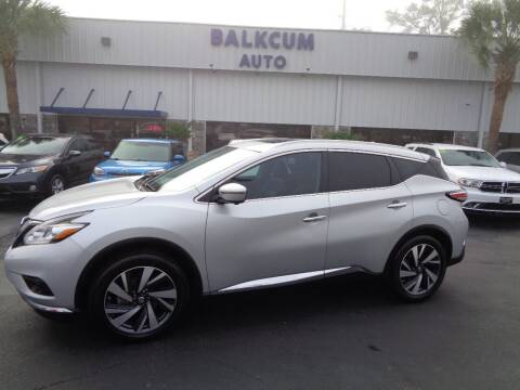 2016 Nissan Murano for sale at BALKCUM AUTO INC in Wilmington NC