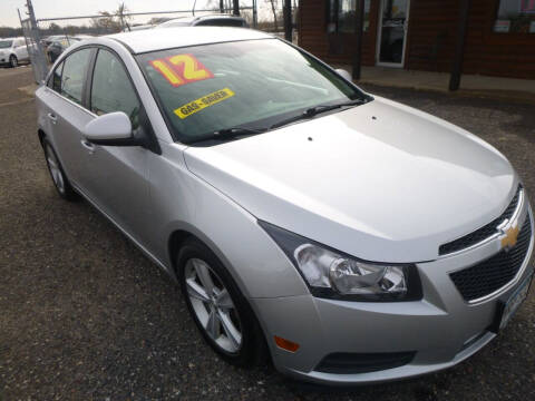 2012 Chevrolet Cruze for sale at Country Side Car Sales in Elk River MN