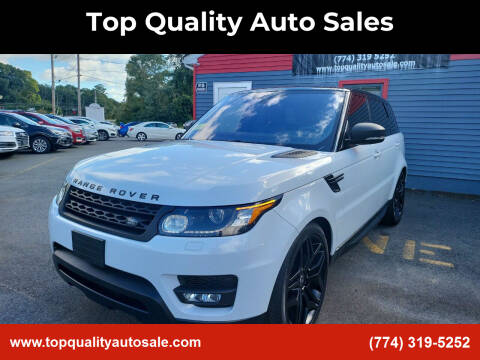2016 Land Rover Range Rover Sport for sale at Top Quality Auto Sales in Westport MA