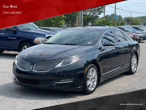 2015 Lincoln MKZ for sale at Car Bros in Virginia Beach VA