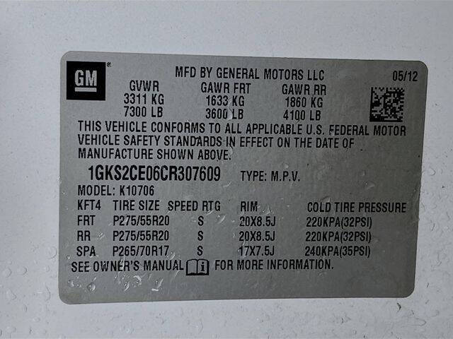 2012 GMC Yukon SLT