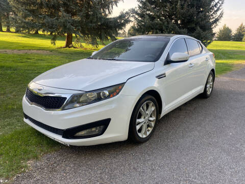 2013 Kia Optima for sale at BELOW BOOK AUTO SALES in Idaho Falls ID