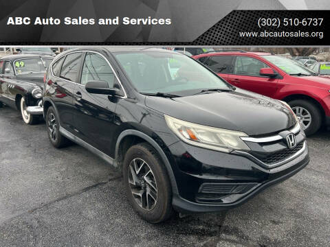 2016 Honda CR-V for sale at ABC Auto Sales and Services in New Castle DE