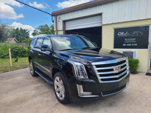 2018 Cadillac Escalade for sale at O & J Auto Sales in Royal Palm Beach FL