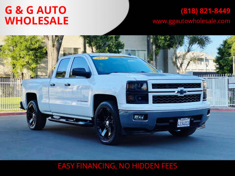 2014 Chevrolet Silverado 1500 for sale at G & G AUTO WHOLESALE in North Hollywood CA