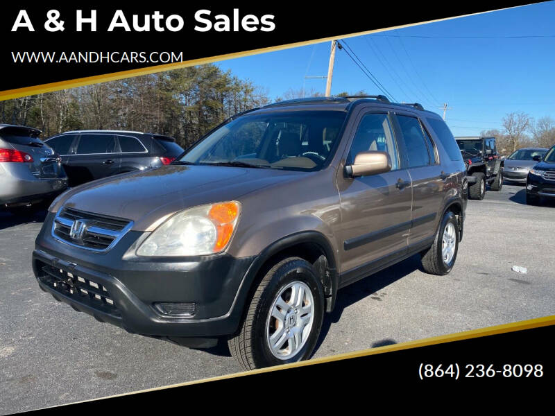 2004 Honda CR-V for sale at A & H Auto Sales in Greenville SC