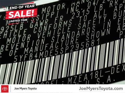 2025 Toyota Corolla LE