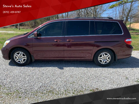 2007 Honda Odyssey for sale at Steve's Auto Sales in Harrison AR