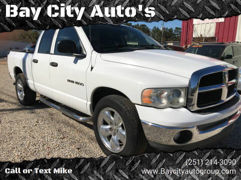 2005 Dodge Ram Pickup 1500 for sale at Bay City Auto's in Mobile AL