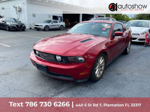 2011 Ford Mustang for sale at AUTOSHOW SALES & SERVICE in Plantation FL