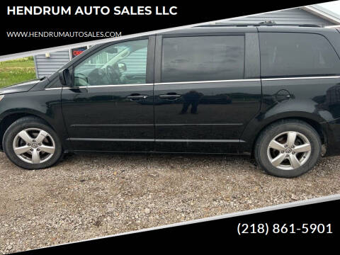 2009 Volkswagen Routan for sale at HENDRUM AUTO SALES LLC in Hendrum MN