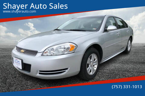 2014 Chevrolet Impala Limited for sale at Shayer Auto Sales in Cape Charles VA