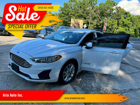 2019 Ford Fusion Hybrid for sale at Aria Auto Inc. - Drive 1 Auto Sales in Wake Forest NC