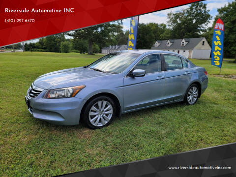 2012 Honda Accord for sale at Riverside Automotive INC in Aberdeen MD