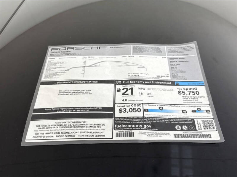 2025 Porsche 911 Carrera