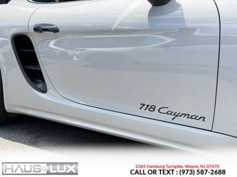 2018 Porsche 718 Cayman