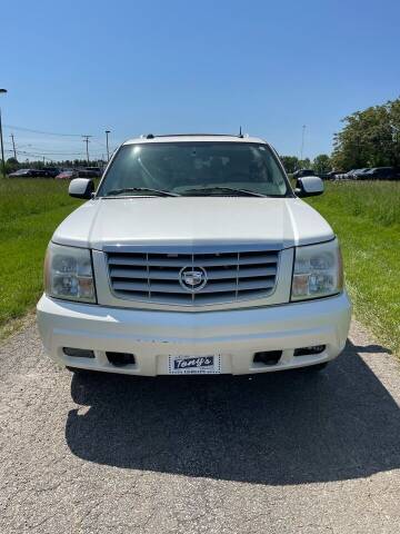 2005 Cadillac Escalade for sale at Tony's Wholesale LLC in Ashland OH