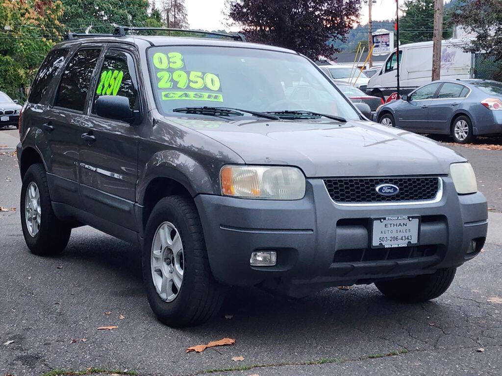 2003 Ford Escape for sale at ETHAN AUTO SALES LLC in Portland, OR