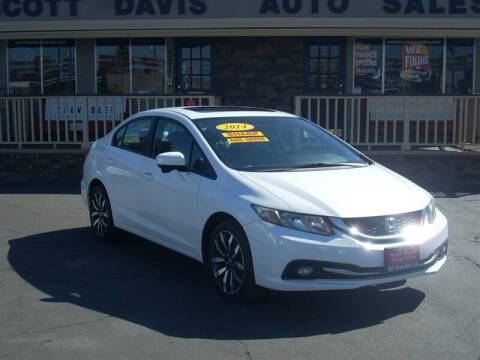 2014 Honda Civic for sale at Scott Davis Auto Sales in Turlock CA