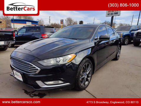 2018 Ford Fusion for sale at Better Cars in Englewood CO