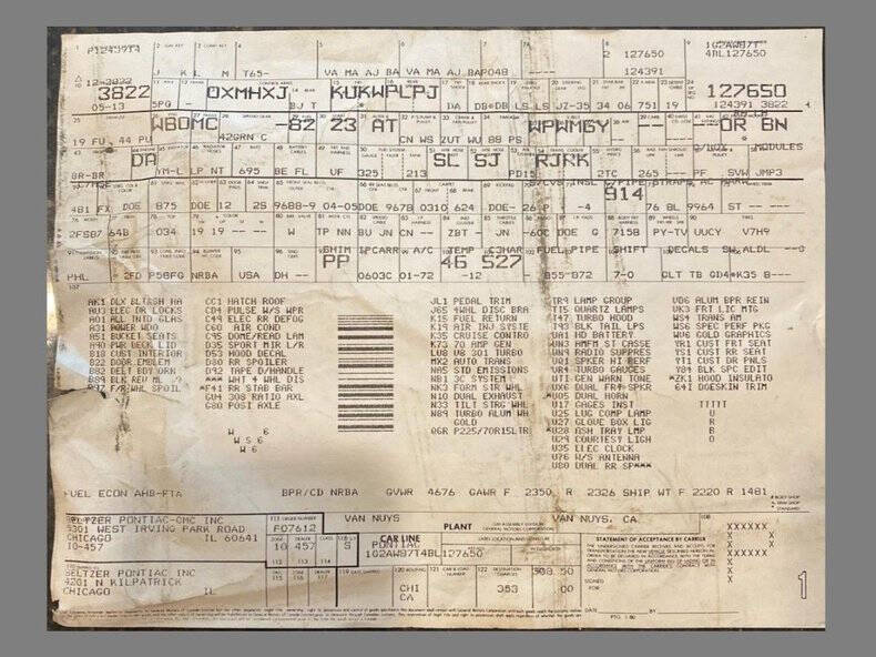 1981 Pontiac Firebird Trans Am