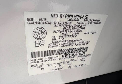 2018 Ford Taurus Limited