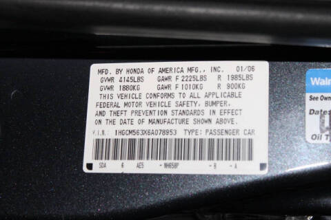 2006 Honda Accord LX Special Edition