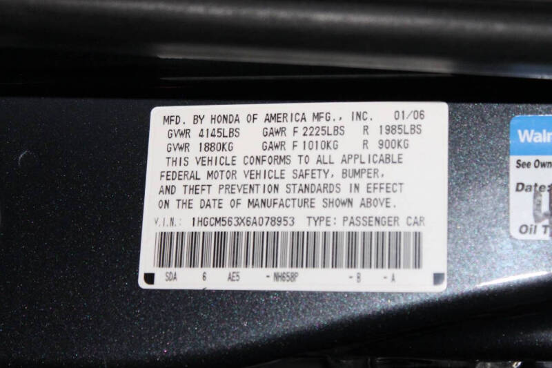 2006 Honda Accord LX Special Edition