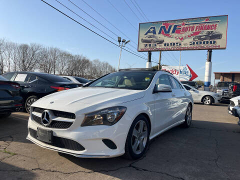 2019 Mercedes-Benz CLA for sale at ANF AUTO FINANCE in Houston TX