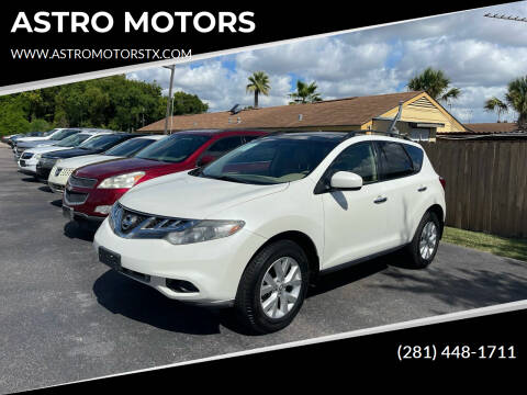 2012 Nissan Murano for sale at ASTRO MOTORS in Houston TX