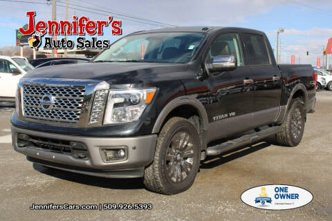 2018 Nissan Titan for sale at Jennifer's Auto Sales in Spokane Valley WA