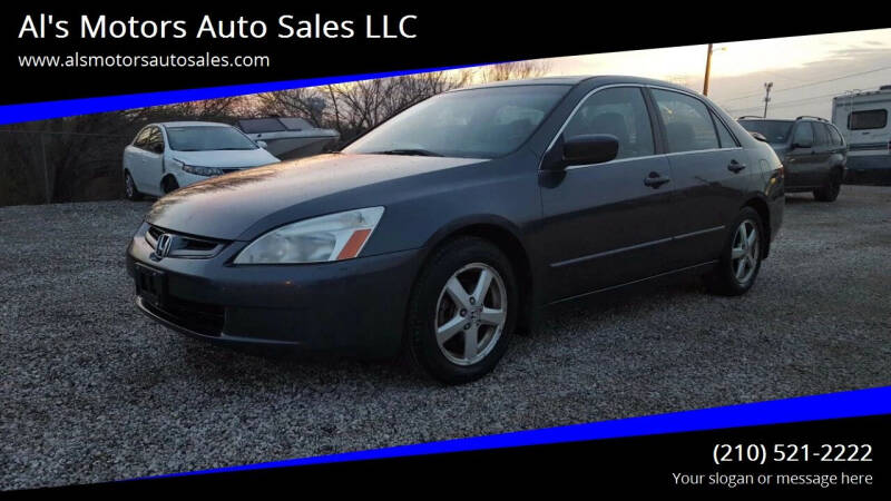 2003 Honda Accord for sale at Al's Motors Auto Sales LLC in San Antonio TX