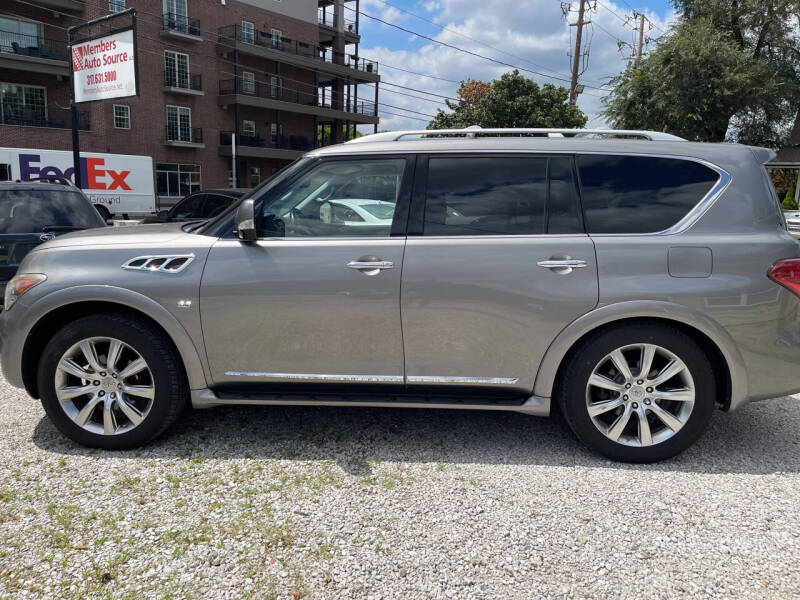 Used 2014 INFINITI QX80 Base with VIN JN8AZ2NEXE9062300 for sale in Indianapolis, IN