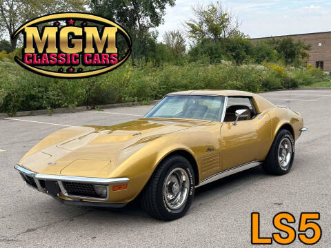 1971 Chevrolet Corvette for sale at MGM CLASSIC CARS in Addison IL