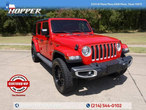 2019 Jeep Wrangler Unlimited for sale at HOPPER MOTORPLEX in Plano TX