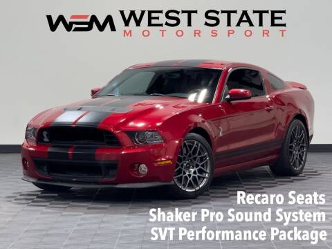 2013 Ford Shelby GT500 for sale at WEST STATE MOTORSPORT in Federal Way WA