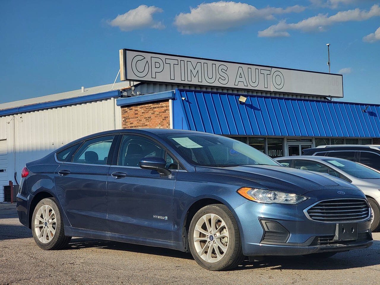 2019 Ford Fusion Hybrid for sale at Optimus Auto in Omaha, NE