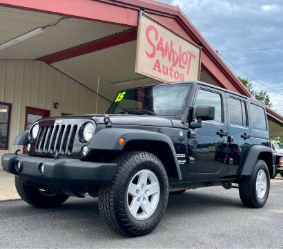 2015 Jeep Wrangler Unlimited for sale at Sandlot Autos in Tyler TX