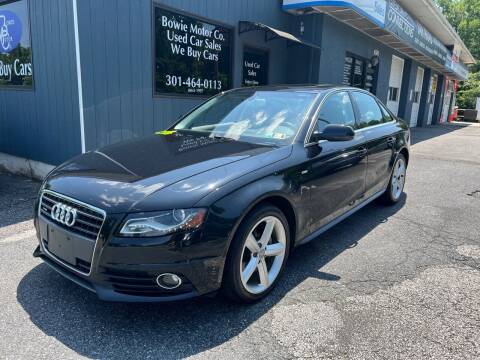 2012 Audi A4 for sale at Bowie Motor Co in Bowie MD