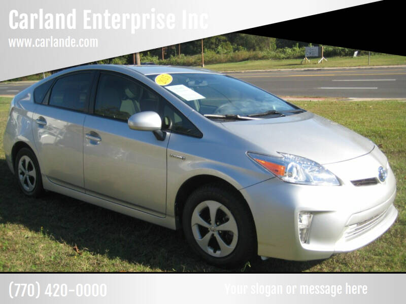2015 Toyota Prius for sale at Carland Enterprise Inc in Marietta GA