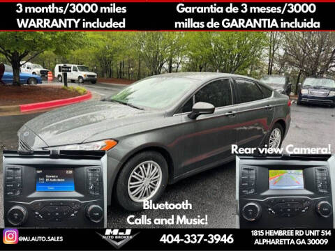 2019 Ford Fusion for sale at MJ AUTO BROKER in Alpharetta GA