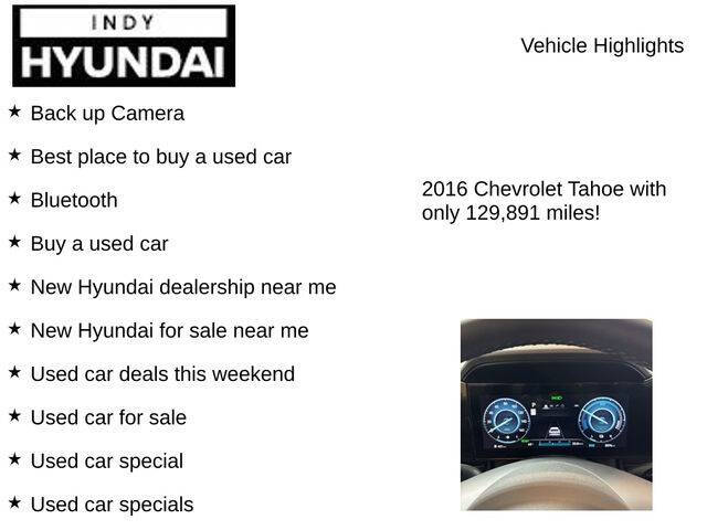 2016 Chevrolet Tahoe LT