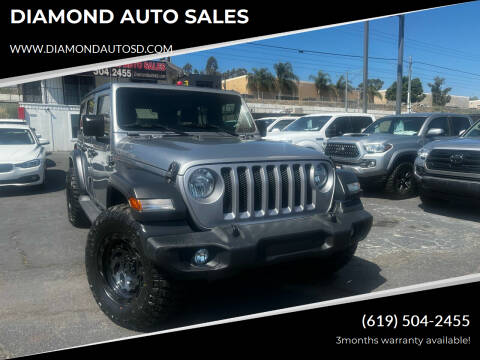 2019 Jeep Wrangler Unlimited for sale at DIAMOND AUTO SALES in El Cajon CA