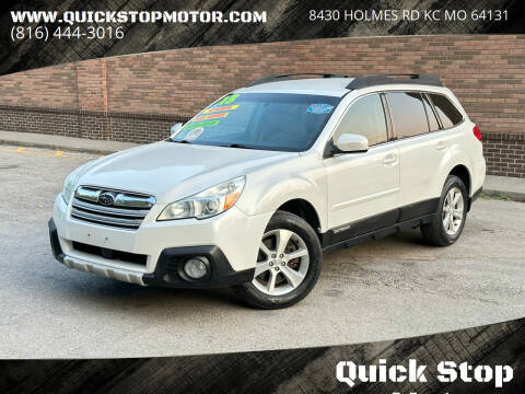 2013 Subaru Outback for sale at Quick Stop Motors in Kansas City MO