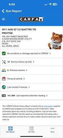 2011 Audi Q7 3.0 quattro TDI Prestige