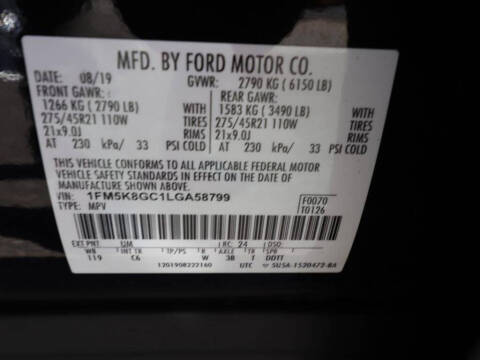 2020 Ford Explorer ST