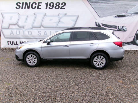 2016 Subaru Outback for sale at Pyles Auto Sales in Kittanning PA