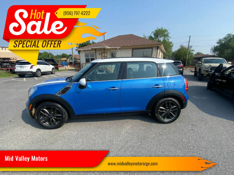 2014 MINI Countryman for sale at Mid Valley Motors in La Feria TX